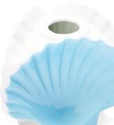 Thumbnail for your product : GINORI 1735 Shell Ceramic Vase - Blue