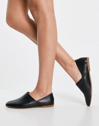 Vagabond Ayden slip on leather shoes in black - ShopStyle