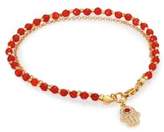 Thumbnail for your product : Astley Clarke Biography Red Agate & White Sapphire Hamsa Beaded Friendship Bracelet