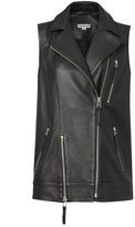 Thumbnail for your product : Whistles Clean Longline Leather Gilet