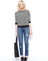 Thumbnail for your product : Just Female Mille Leopard Print Sweater