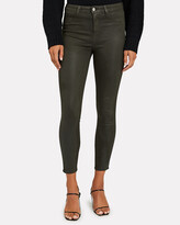 Thumbnail for your product : L'Agence Margot Coated Skinny Jeans