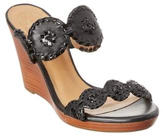 Jack Rogers Luccia Leather Wedge Sandal.