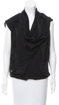 Thumbnail for your product : Robert Rodriguez Silk Embellished Blouse