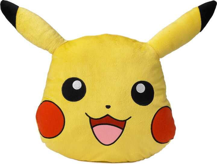 Pokemon Kids Pikachu Bedding Plush Cuddle and Decorative Pillow Buddy, Yellow