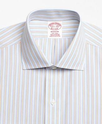 Brooks Brothers Madison Classic-Fit Dress Shirt, Non-Iron Framed Track Stripe