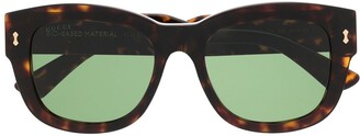 Gucci Eyewear Tortoiseshell-Frame Sunglasses