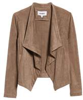 Thumbnail for your product : BB Dakota Nanette Faux Suede Drape Front Jacket