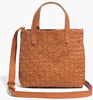 The Small Transport Crossbody: Woven Leather Edition
