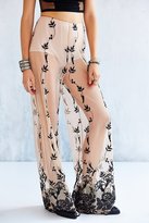Thumbnail for your product : Urban Outfitters Staring At Stars Embroidered Mesh Wide-Leg Pant
