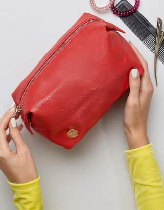 Mi-Pac Exclusive Scarlett Tumbled Faux Leather Wash Bag