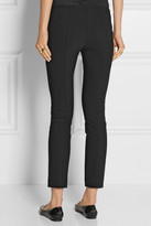 Thumbnail for your product : The Row Shama cropped stretch cotton-blend slim-leg pants