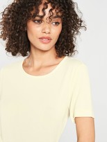 Thumbnail for your product : Very The Essential Premium Soft Touch Scoop Neck T-shirt - Cream
