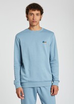 Thumbnail for your product : Paul Smith Men's Sky Blue Cotton-Blend 'Paint Splatter' Sweatshirt