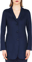 Thumbnail for your product : Akris Marion Three-Button Wool-Cashmere Long Jacket