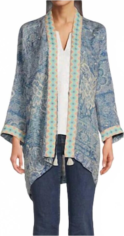 Johnny Was Dolce Embroidered Kimono In Dpr
