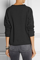 Thumbnail for your product : Sea Printed cotton-terry sweatshirt
