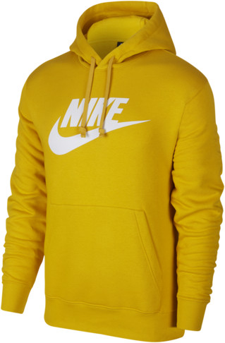 Nike GX Club Hoodie Sweatshirt - Dark Sulfur / White - ShopStyle Activewear  Tops