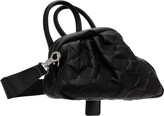 Thumbnail for your product : Ader Error Black Mini Doctor Top Handle Bag