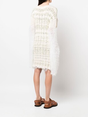 VITELLI Multi-Knit Midi Jumper Dress