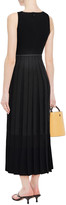 Thumbnail for your product : 3.1 Phillip Lim Pleated Paneled Georgette And Stretch-crepe Midi Dress