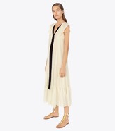 Thumbnail for your product : Tory Burch Textured Georgette Maxi Dress