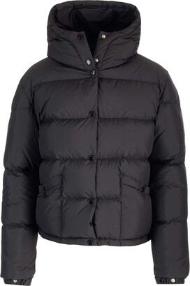 Moncler Black ebre Short Down Jacket - ShopStyle