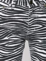 Thumbnail for your product : Saint Laurent zebra print skinny jeans