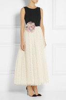 Thumbnail for your product : RED Valentino Crepe and tulle gown