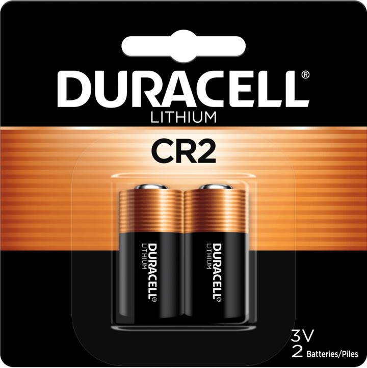 Duracell CR2 High Performance 3V Lithium Battery, 2 Pack, Long-Lasting