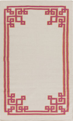 Beth Lacefield for Surya Alameda Handmade Flatweave Wool Ivory Area Rug