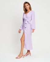 Thumbnail for your product : Savel - Women's Purple Midi Dresses - Rosilee Midi Dress - Size One Size, 6 at The Iconic