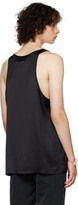 Thumbnail for your product : MM6 MAISON MARGIELA Black Embroidered Tank Top