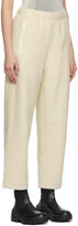 Thumbnail for your product : Juun.J Off-White Teddy Lounge Pants