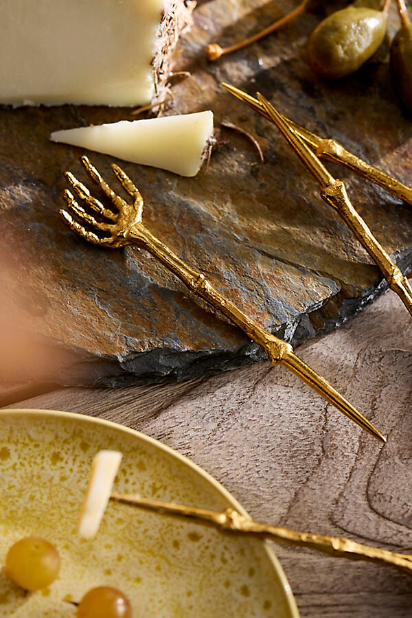 Skeleton Hand Appetizer Picks