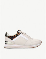 billie metallic leather and satin sneaker