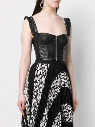 Just Cavalli cropped bustier top