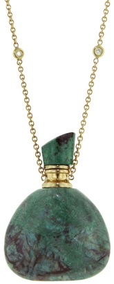 Jacquie Aiche Medium Chrysacolla Triangle Potion Bottle Necklace