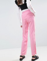 Thumbnail for your product : ASOS Woven Wide Leg Joggers with Side Stripe