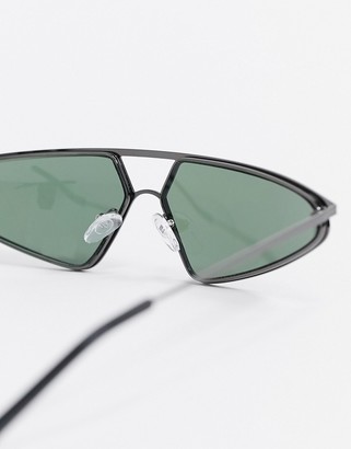 Jeepers Peepers gunmetal frame sunglasses