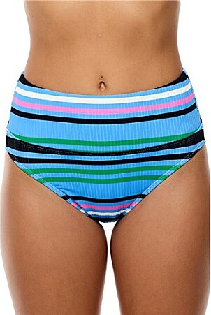 Athena Next by Wide Stripe Wide Waist Band High Waist Swim Bottom