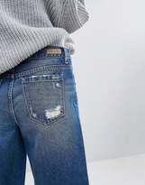 Thumbnail for your product : Blank NYC Wide Leg Jean With Distressing