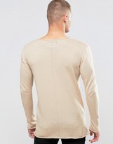 Thumbnail for your product : SikSilk Lightweight Sweater With Wide Collar
