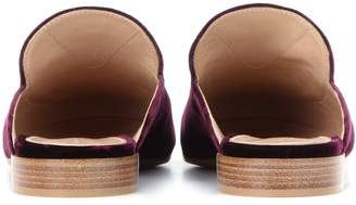 Gianvito Rossi Exclusive to mytheresa.com Palau velvet slippers