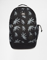 Thumbnail for your product : Vans Doren II Palm Print Backpack - Black