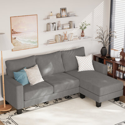 Wade Logan Aretina Upholstered Sectional
