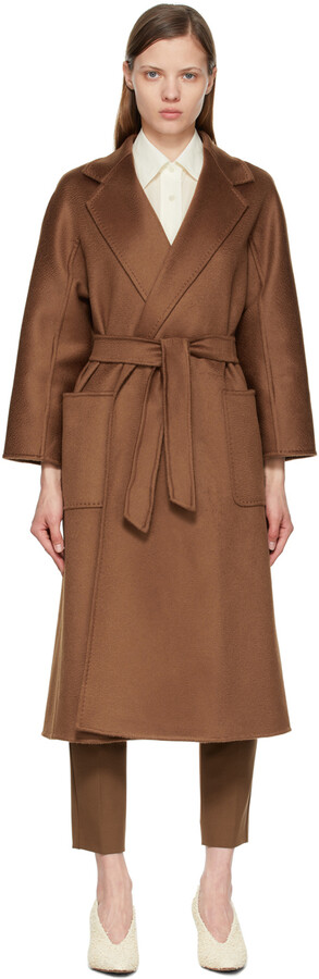 Max Mara Brown Labbro Coat - ShopStyle