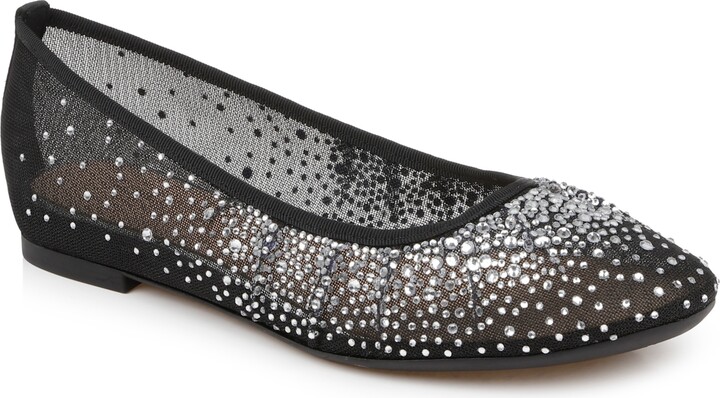 Badgley Mischka Women's Nuala Round Toe Dress Flats