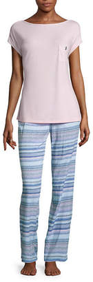 Liz Claiborne Womens Pant Pajama Set