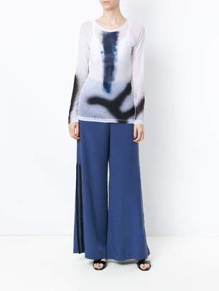 M·A·C Mara Mac printed long sleeves blouse